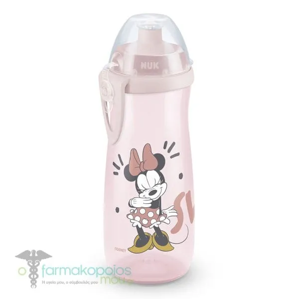 NUK First Choice Sports Cup Disney Mickey Mouse, 450ml - Ρόζ