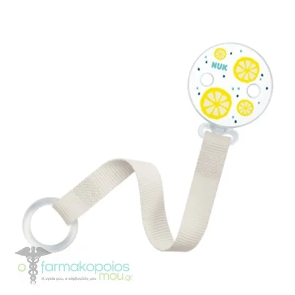 NUK Fruits Soother Band, 1pc - Γκρί