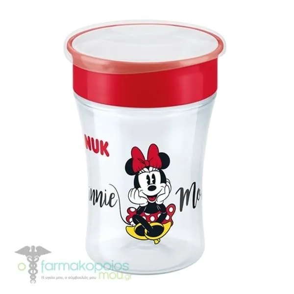 NUK Magic Cup Disney Baby 8m+, 230ml - Κόκκινο-Minnie