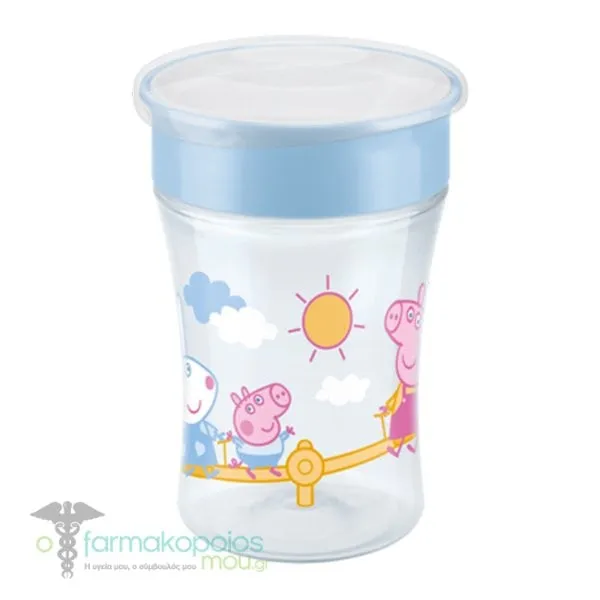 NUK Magic Cup Peppa Pig 8m+, 230ml - Γαλάζιο