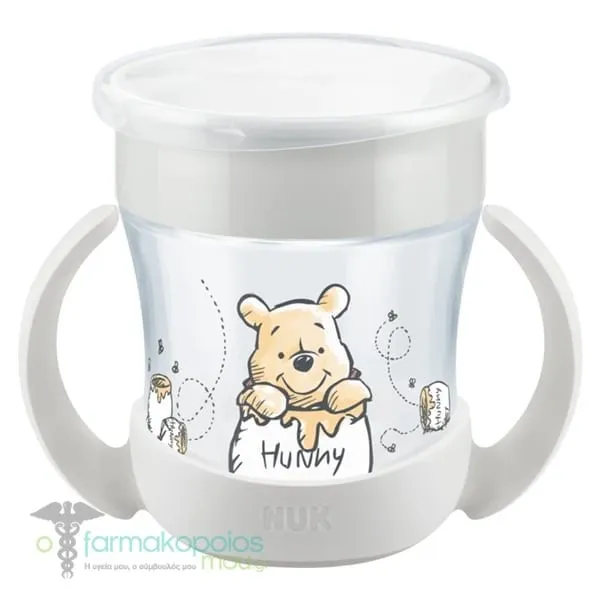 Nuk Mini Magic Cup Winnie the Pooh 6m+, 160ml - Γκρί