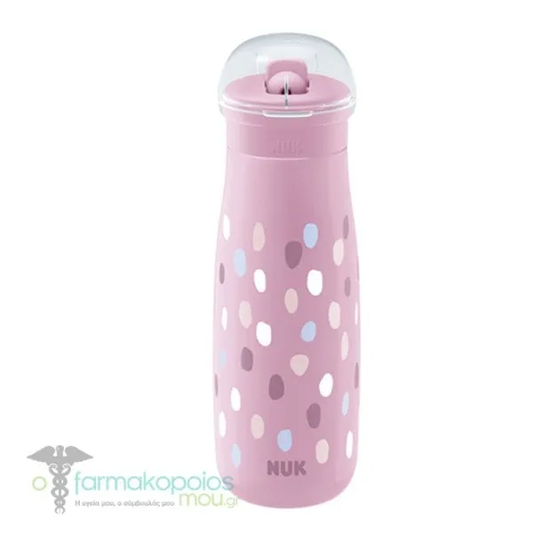 NUK Mini-Me Flip Bottle for 12m+, 450ml - Ρόζ