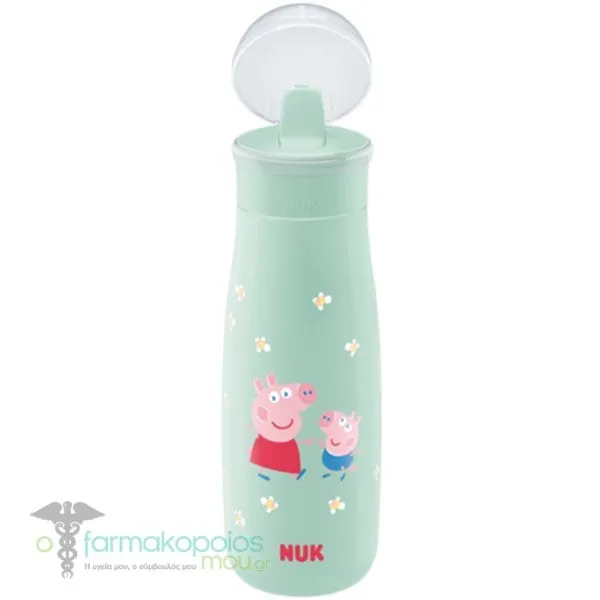 NUK Mini-Me Flip Peppa Pig Cheater with Nozzle 2 in 1 for 12m+, 450ml - Peppa