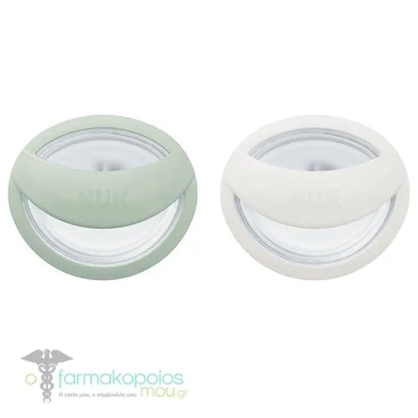 Nuk Mommyfut Silicone Pacifier 0-9m, 2pcs - Μέντα