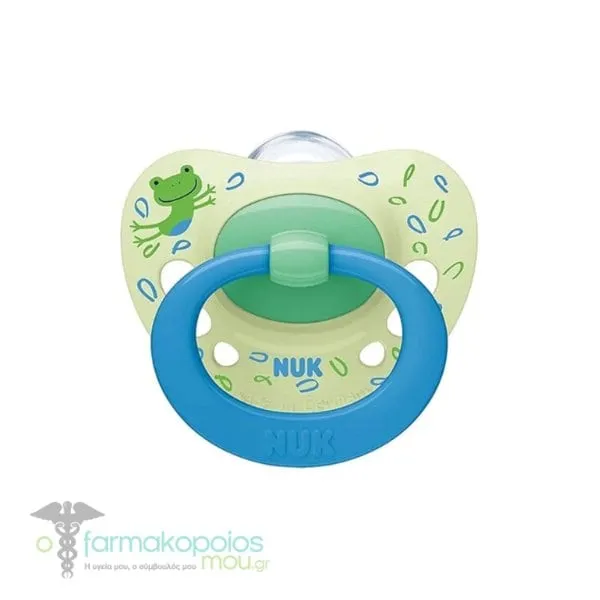 NUK Signature Silicone Soother 18-36m, 1pc - Πρασινο