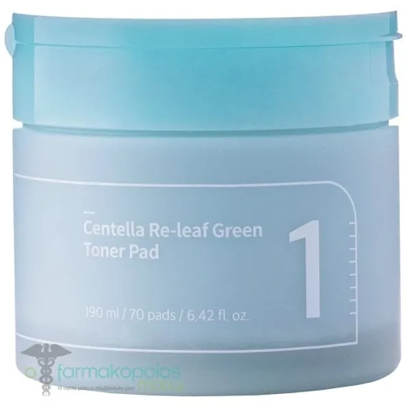 Numbuzin No.1 Centella Re-leaf Green Toner Pad, 70pcs