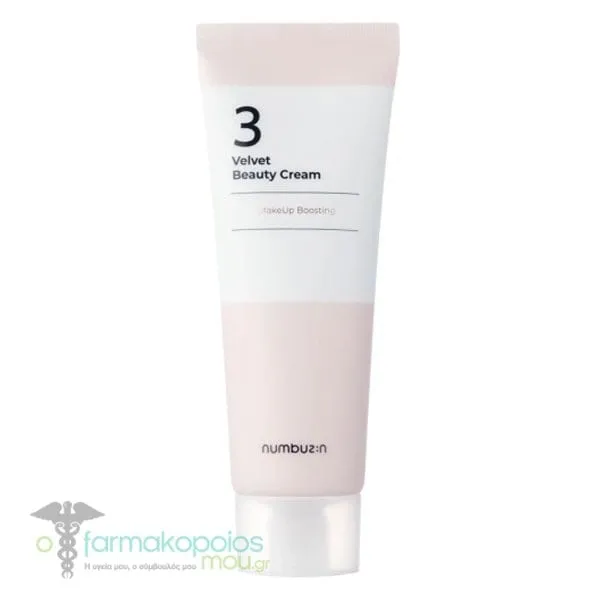 Numbuzin No.3 Velvet Beauty Cream Κρέμα Προσώπου, 60ml