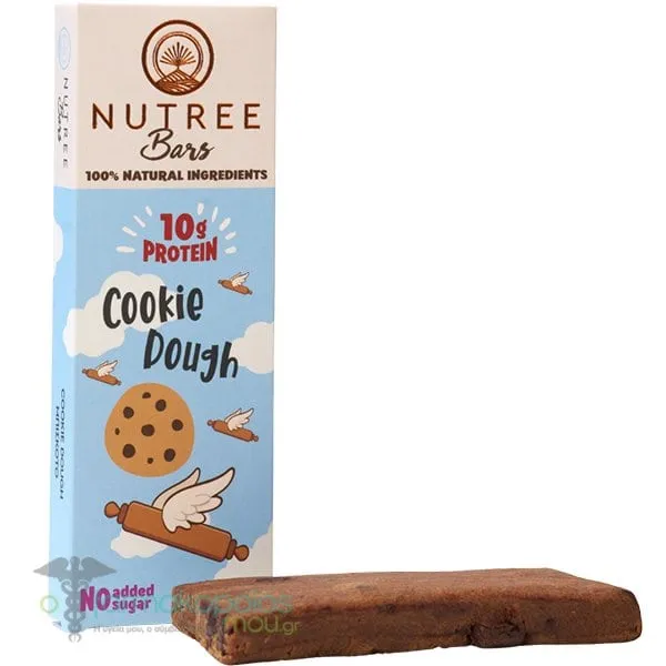 Nutree Protein Bar Cookie Dough Μπάρα Πρωτεΐνης με Γεύση Μπισκότο, 50gr