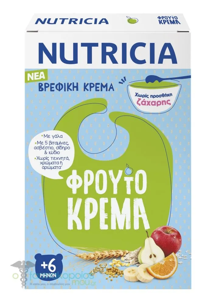 Nutricia Baby Fruit Cream 6m+, 250g