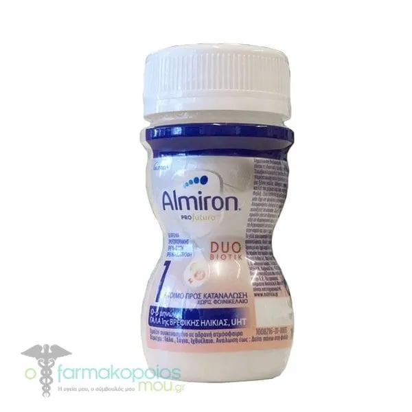 Nutricia Almiron Pro Futura RTF 1 Milk in Liquid Form for Babies 0-6m, 70ml