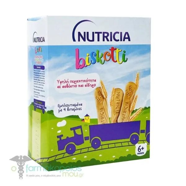 Nutricia Biskotti Baby Biscuits 6m+, 180gr