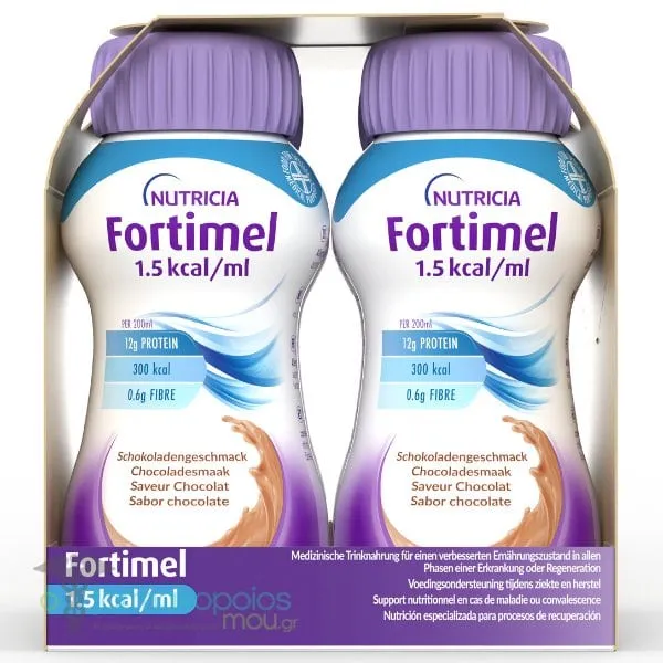 Nutricia Fortimel 1.5 kcal Chocolate, 4 x 200ml
