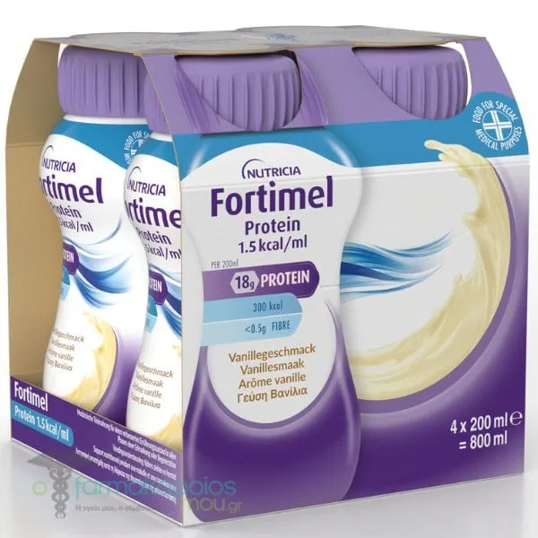 Nutricia Fortimel Protein 1.5 kcal Vanilla, 4 x 200ml