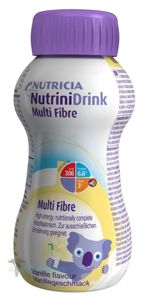 Nutricia Nutrini Drink Multi Fibre 1Y+ Vanilla, 200ml