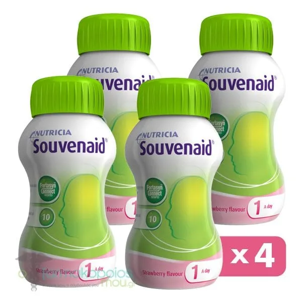Nutricia Souvenaid Strawberry, 4 x 125ml