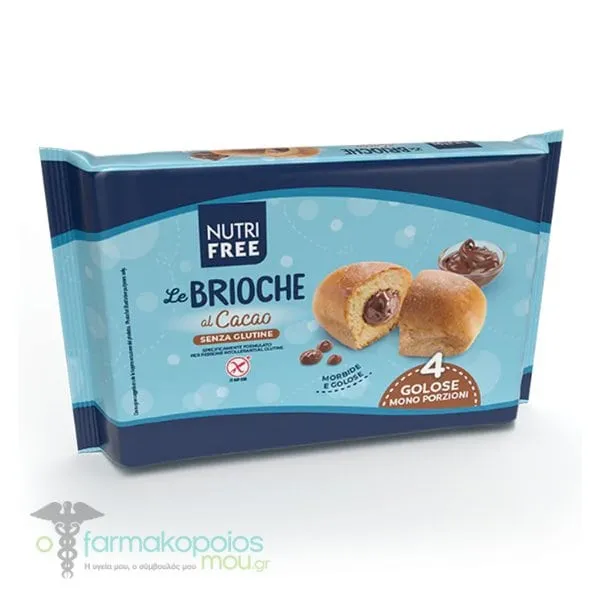 Nutrifree Brioche with Gluten Free Chocolate Filling, 200g