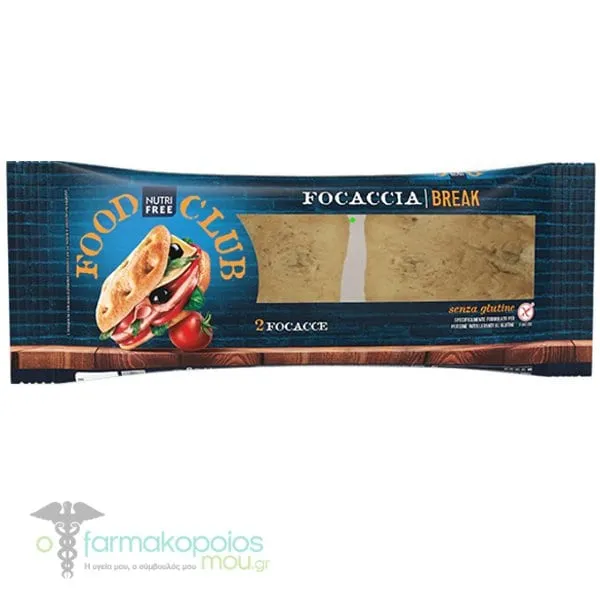 Nutrifree Focaccia Gluten Free Bread, 170gr