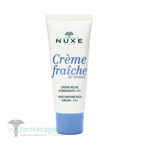 Nuxe Creme Fraiche de Beaute Moisturising Rich Cream 48h Dry Skin, 30ml