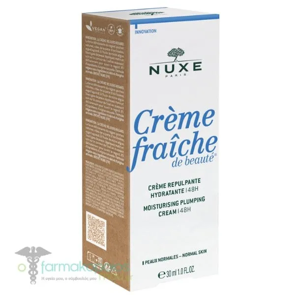 Nuxe Creme Fraiche de Beaute Moisturising Plumping Cream 48h Normal Skin, 30ml