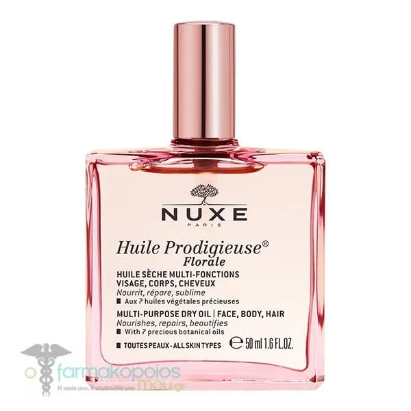 Nuxe PHuile Prodigieuse Florale Multi-Purpose Dry Oil for Face, Body & Hair, 50ml