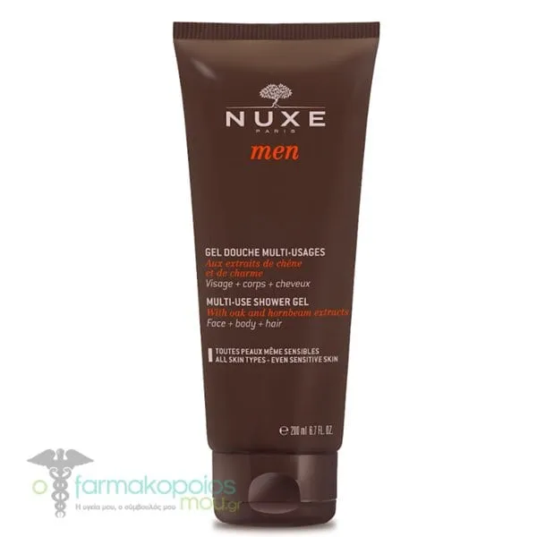 Nuxe Men Multi Use Shower Gel, 200ml