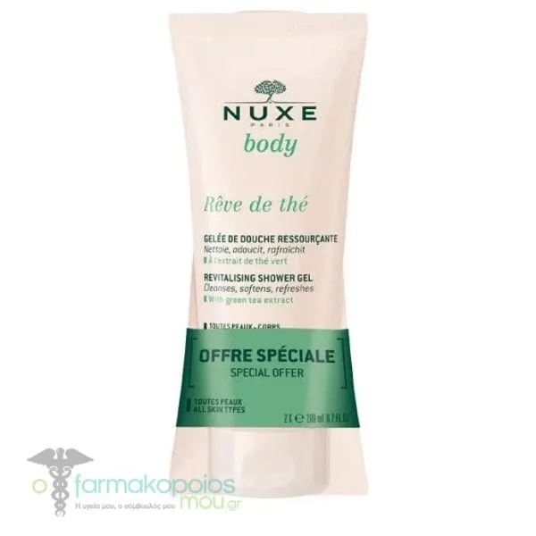Nuxe Body Promo (1+1) Reve de The Revitalising Shower Gel, 2x200ml
