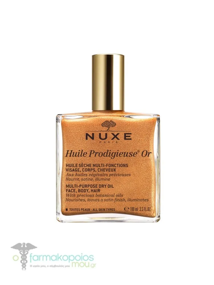 Nuxe Promo Huile Prodigieuse Or Multi-Purpose Dry Oil for Face, Body & Hair, 100ml