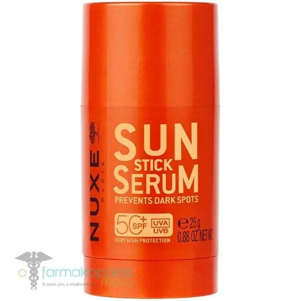 Nuxe Sun Stick Serum Αντηλιακό Προσώπου σε Στικ SPF50+, 25g