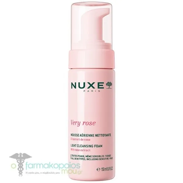 Nuxe Very Rose Αφρός Καθαρισμού Προσώπου, 150ml