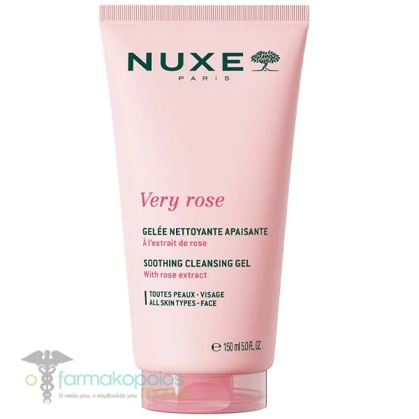 Nuxe Very Rose Gel Καθαριστικό Προσώπου, 150ml