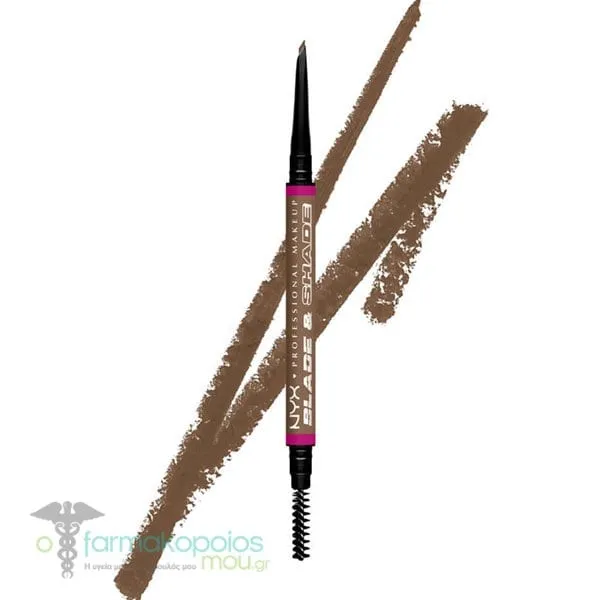 NYX PROFESSIONAL MAKE UP Blade & Shade Dual Edge Brow Pencil, 1pcs - Taupe