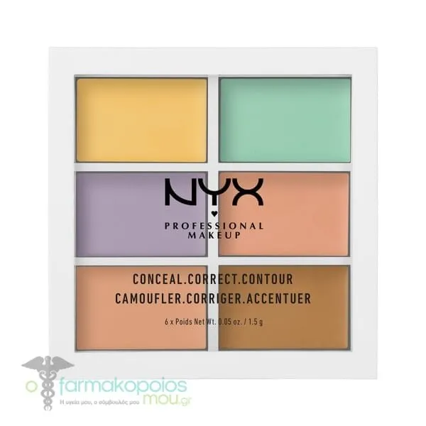 NYX PROFESSIONAL MAKE UP Color Correcting Palette, 1,5gr