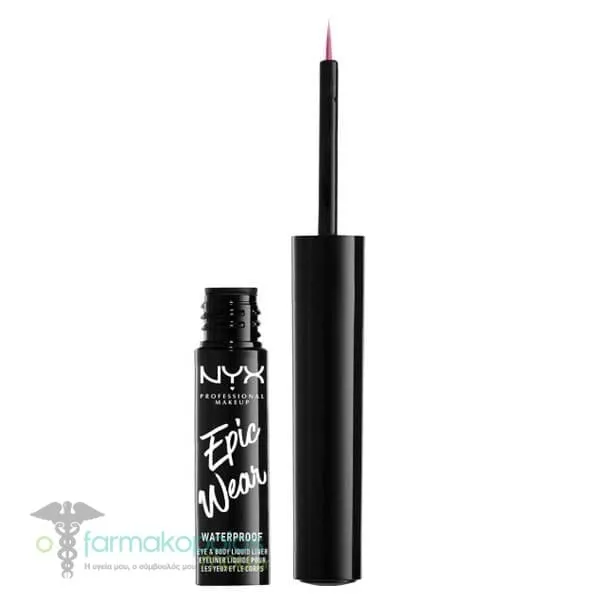 NYX PROFESSIONAL MAKE UP Epic Wear Waterproof Liquid Liner, 3,5ml - 08 Fuchsia Metal