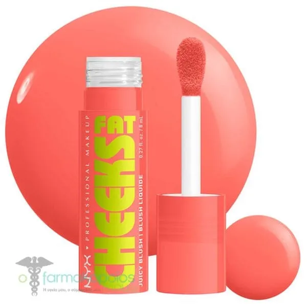 NYX PROFESSIONAL MAKE UP Fat Cheeks Blush, 8ml - Papaya Plump
