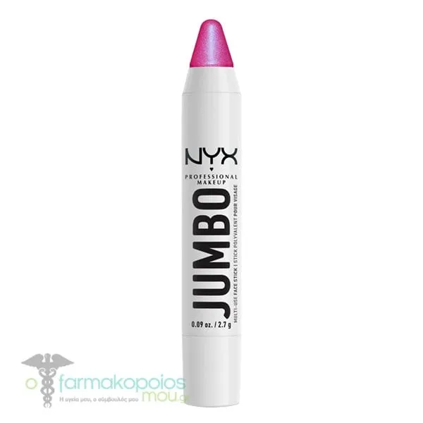 NYX PROFESSIONAL MAKE UP Jumbo Multi-Use Highlighter Stick, 2.7g - Blueberry Muffin