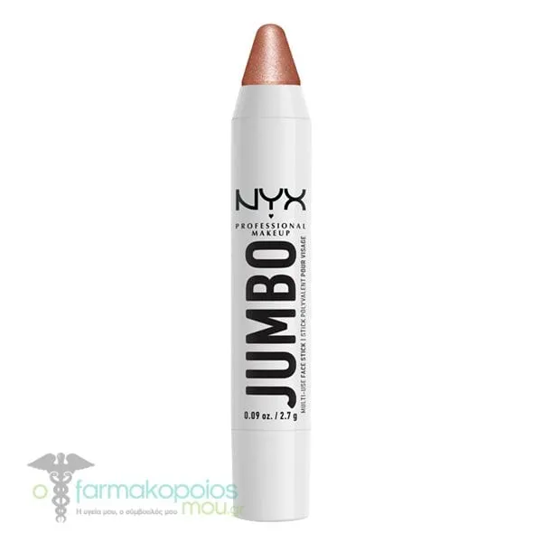 NYX PROFESSIONAL MAKE UP Jumbo Multi-Use Highlighter Stick, 2.7g - Coconut Cake
