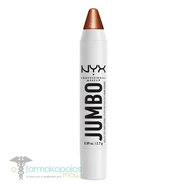 NYX PROFESSIONAL MAKE UP Jumbo Multi-Use Highlighter Stick, 2.7g - Flan
