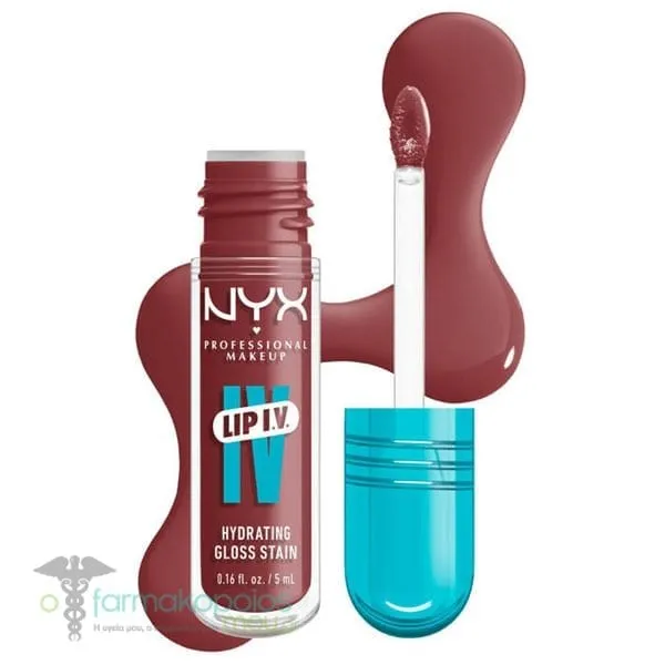 NYX PROFESSIONAL MAKE UP Lip IV Gloss Stain, 5ml - 02 Hydra Honey