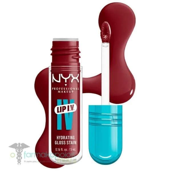 NYX PROFESSIONAL MAKE UP Lip IV Gloss Stain, 5ml - 13 Cranberry Splash