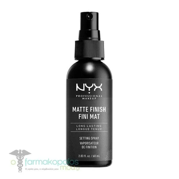 NYX PROFESSIONAL MAKE UP Matte Finish Setting Spray, 60ml