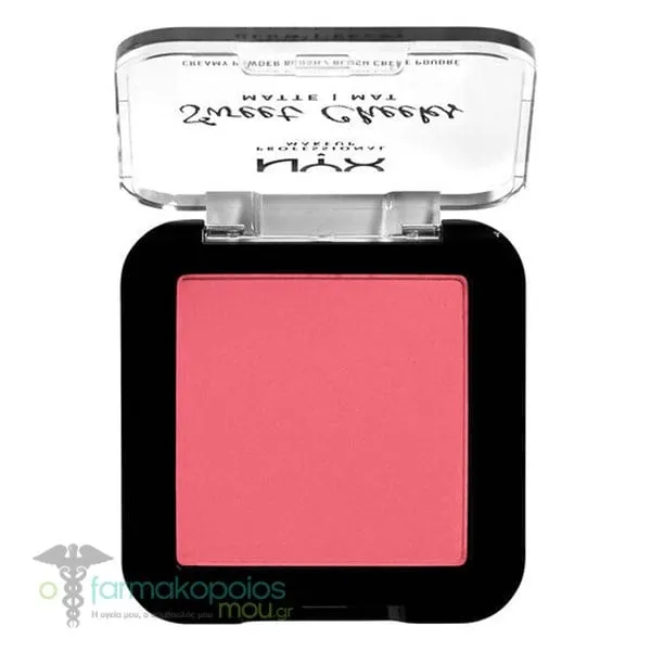 NYX PROFESSIONAL MAKE UP Sweet Cheeks Creamy Powder Blush Matte, 5gr - Day Dream