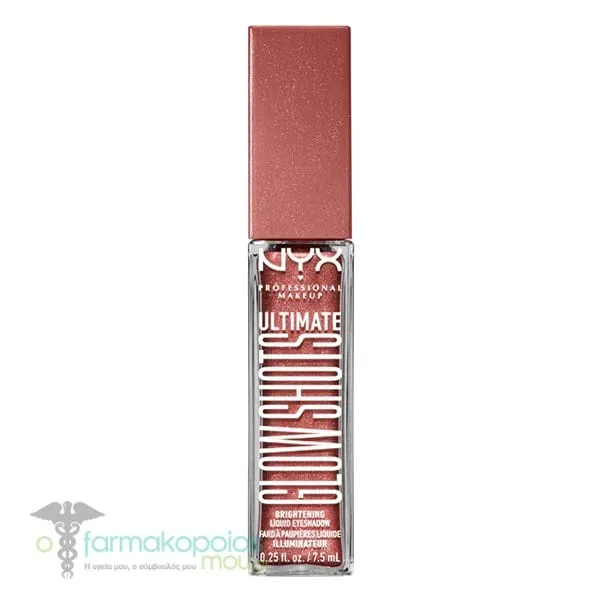 NYX PROFESSIONAL MAKE UP Ultimate Glow Shots Liquid Eyeshadow, 7.5ml - Passnfruit Posh