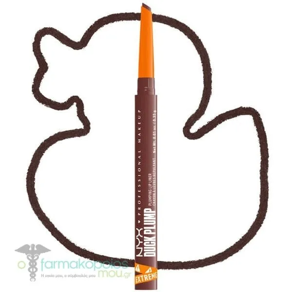 NYX PROFESSIONAL MAKEUP Duck Plump Lip Liner, 1pc - Dash Of Cocoa