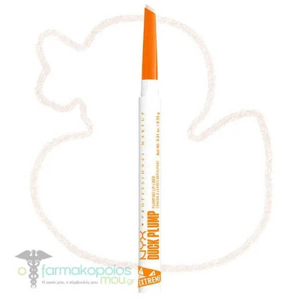 NYX PROFESSIONAL MAKEUP Duck Plump Lip Liner, 1pc - Ducking Clear