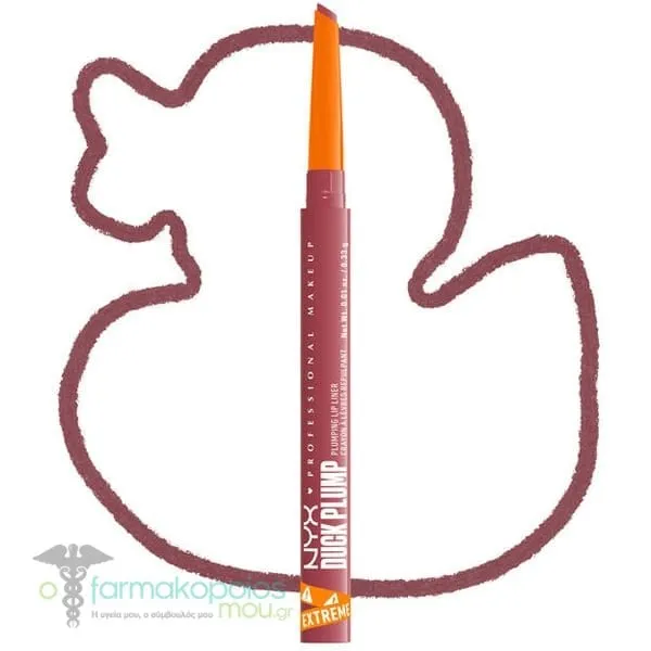 NYX PROFESSIONAL MAKEUP Duck Plump Lip Liner, 1pc - Pink Jection