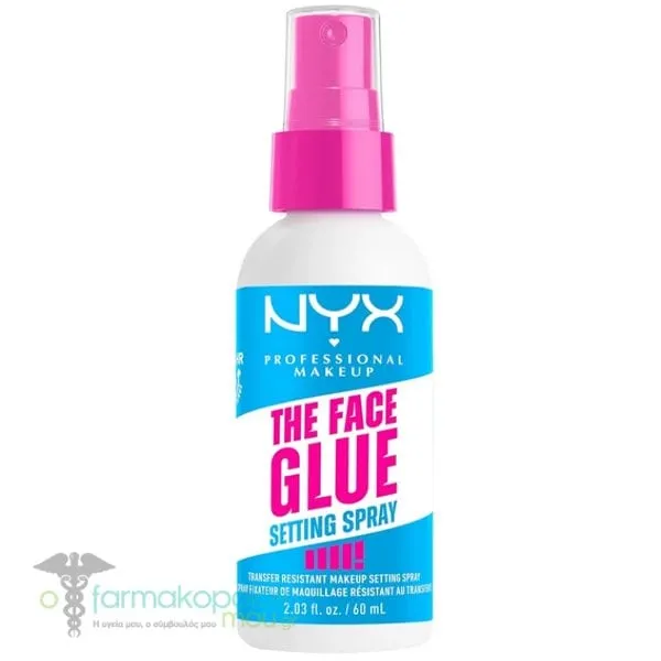 NYX Professional Makeup The Face Glue Setting Spray, 60ml