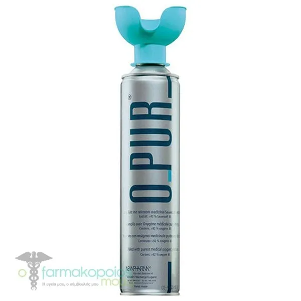 O-PUR Φορητή Φιάλη Οξυγόνου, 8lt