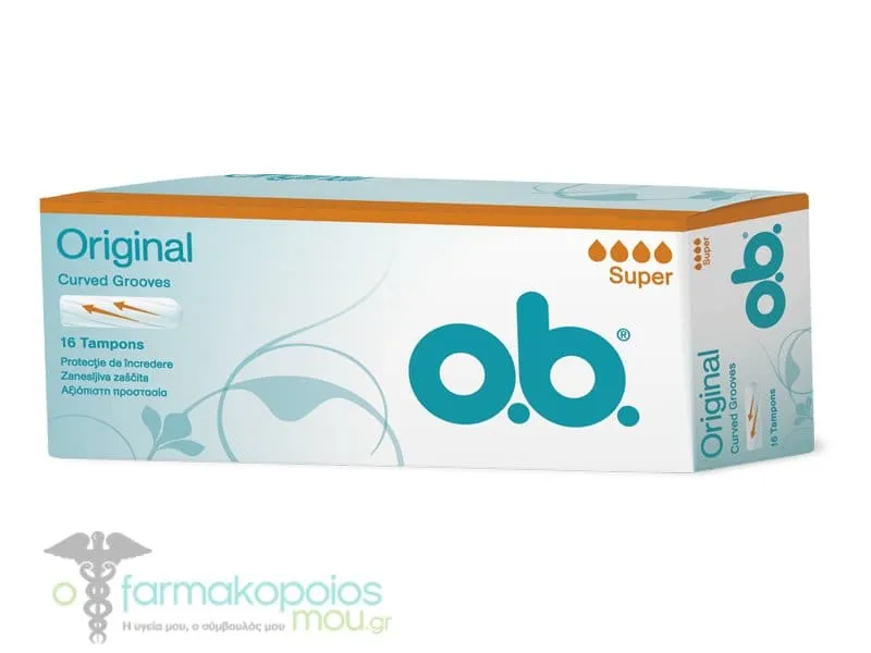 OB Original Super Ταμπόν Υψηλής Ροής, 16 τεμάχια