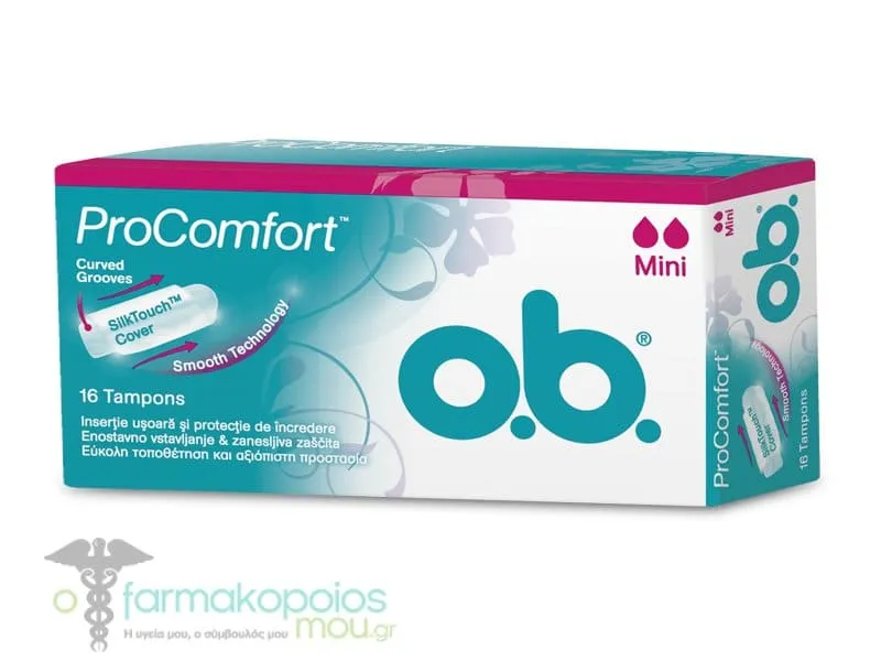 OB ProComfort Mini Ταμπόν Μικρής Ροής, 16 τεμάχια