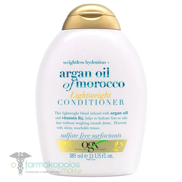 OGX Argan Oil of Morocco Lightweight Conditioner, 385ml